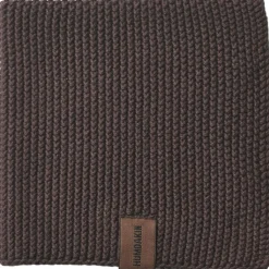 Knitted Dish Cloth- Coal Disktrasa Light Stone