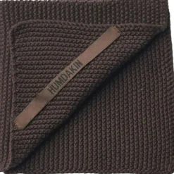 Knitted Dish Cloth- Coal Disktrasa Light Stone