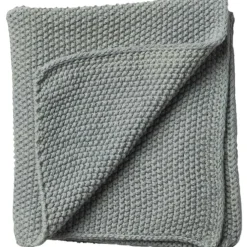 Knitted Dish Cloth- Coal Disktrasa Light Stone