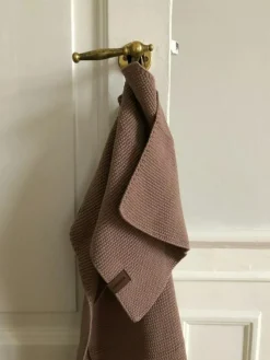 Knitted Dish Cloth- Coal Disktrasa Light Stone