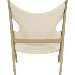 Audo Copenhagen Fåtöljer-Knitting Loungestol, Ek / Fårskinn Curly Nature