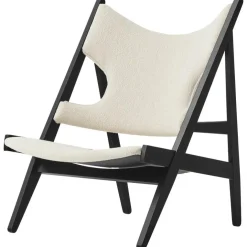 Knitting Loungestol, Everyday Icons, Svart Ek / Barnum Bouclé 24