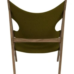 Knitting Loungestol, Valnöt / Fårskinn Sahara