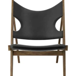 Knitting Loungestol, Valnöt / Fårskinn Sahara