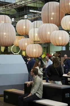 Knit-Wit Pendel Rund 45 cm, Ljusrosa