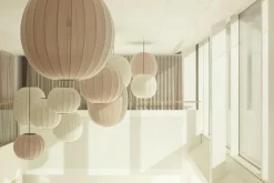 Knit-Wit Pendel Rund 75 cm, Sand Stone