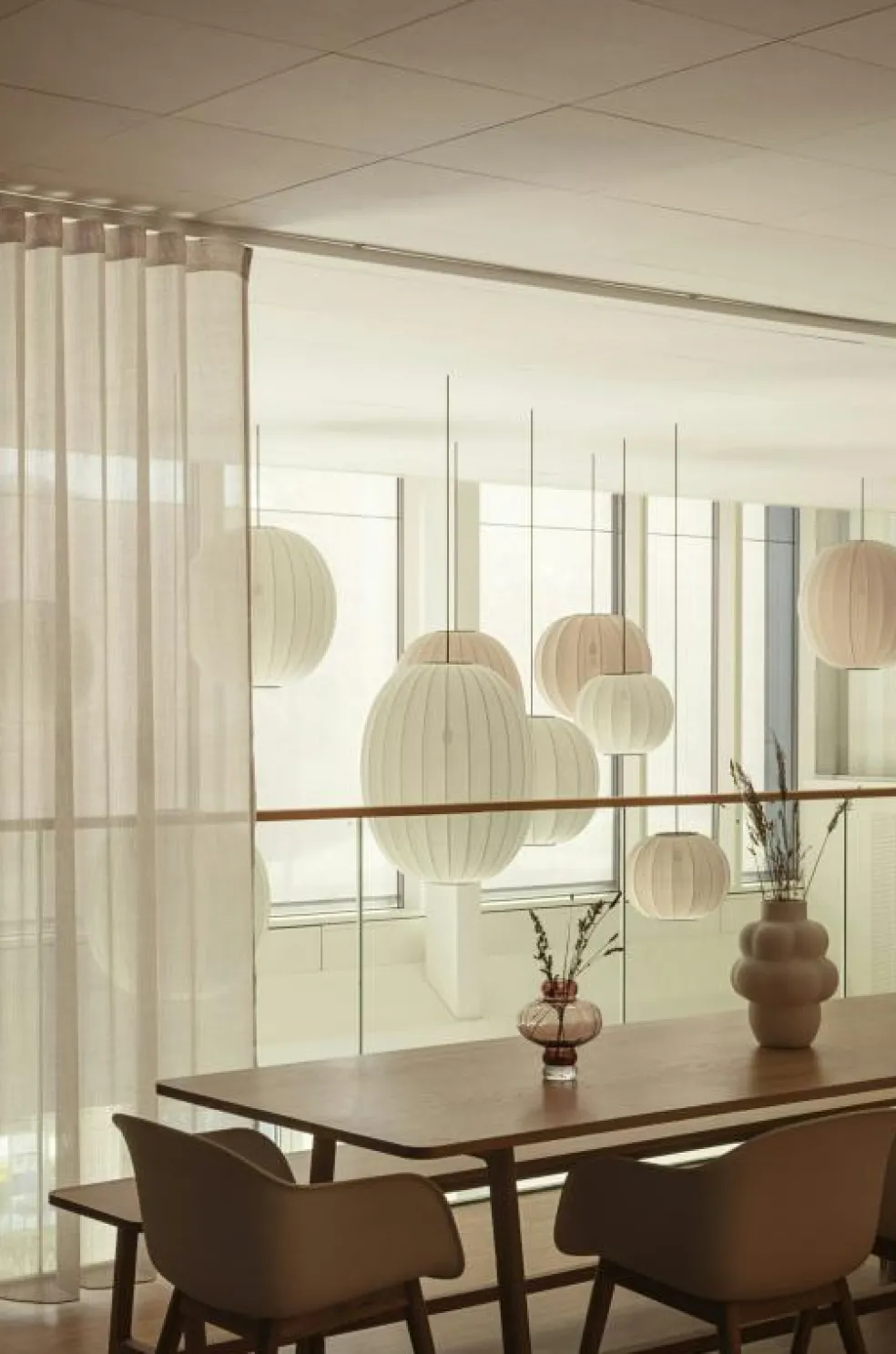 Knit-Wit Pendel Rund 60 cm, Tweed Green