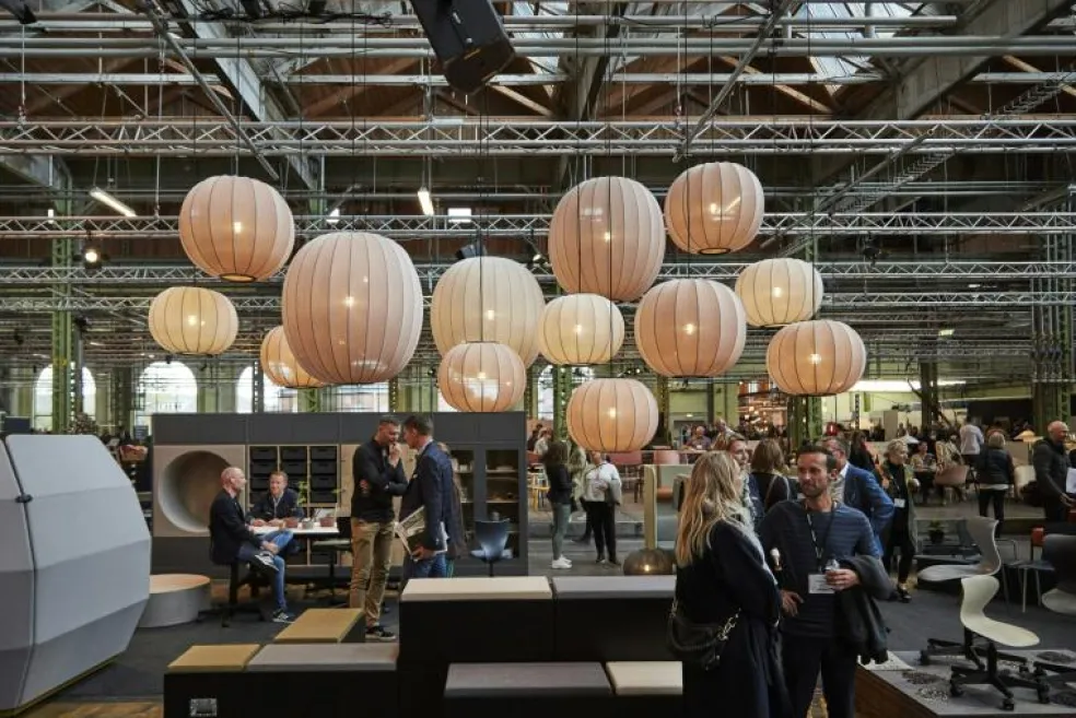 Knit-Wit Pendel Rund 60 cm, Tweed Green