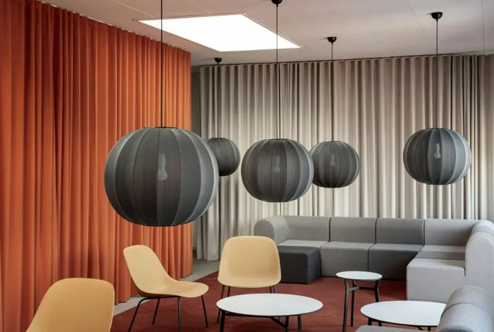 Knit-Wit Pendel Rund 60 cm, Tweed Green