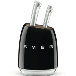 Smeg Knivlister & Knivblock-Knivblock Med 6 Knivar, Svart