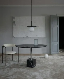 Friends & Founders Matbord Och Barbord-Knockout Matbord Ø110 cm, Svart Marmor