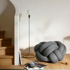 Design House Stockholm Sittsäckar & Sittpuffar-Knot XL Sittpuff, Forest green