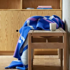 Røros Tweed Plädar & Filtar-Knut Pläd 135x200 cm, Field Green