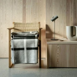 Røros Tweed Plädar & Filtar-Knut Pläd 135x200 cm, Field Green