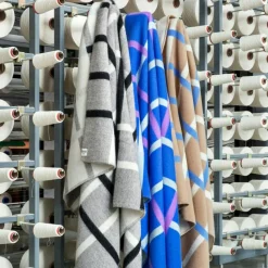 Røros Tweed Plädar & Filtar-Knut Pläd 135x200 cm, Field Green