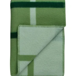 Røros Tweed Plädar & Filtar-Knut Pläd 135x200 cm, Field Green