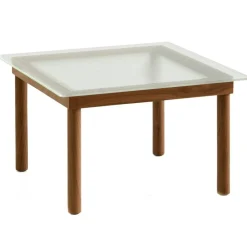 HAY Soffbord-Kofi Soffbord / Ribbat Glas, 50x140 cm