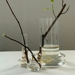 Skrufs Glasbruk Vaser-KOLONN Vas 18,9 cm