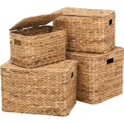 Korgar Vattenhyacint Rektangulära 4-pack