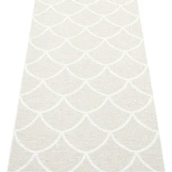 Pappelina Utomhusmattor & Balkongmattor|Plastmattor-Kotte Matta / White, 70x225 cm