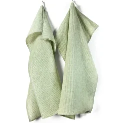 Kritstreck Kökshandduk 2-pack, Grön