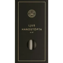 Eldstickan Ljus-Kronljus 6-pack, Aska