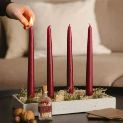 Eldstickan Ljus-Kronljus 6-pack, Aska