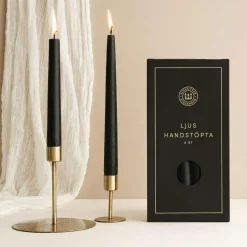 Eldstickan Ljus-Kronljus 6-pack, Aska