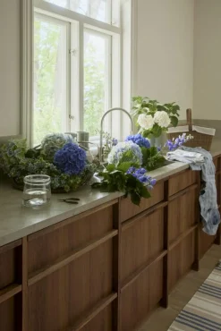 Lexington Krukor-Kruka Med Fat H14 cm, Eucalytus