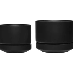 Kruka Med Fat H13,2, Mattvit