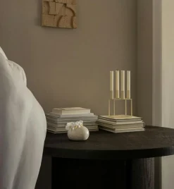 Kubus 4 Ljusstake, Olive