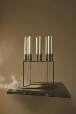 Audo Copenhagen Ljusstakar-Kubus 8 Ljusstake, Vit