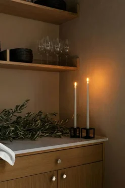 Audo Copenhagen Ljusstakar-Kubus Micro Ljusstake 2-pack, Svart