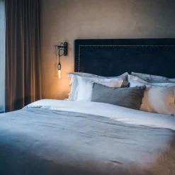 Kuddfodral Sammet / Linne 50x70 cm, Stone Greige