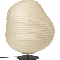 Kurbis Golvlampa Ø60 cm, Natural/Svart Tall