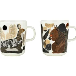 Marimekko Kaffekoppar-Kurre & Peura Mugg 25 cl 2-pack