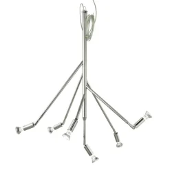 Kvist 6 Pendel, Nickelpläterad mässing