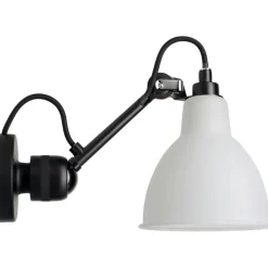 La Lampe Gras N°304 Vägglampa Med Strömbrytare, Svart / Krom