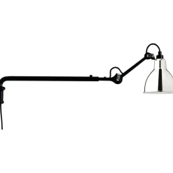 La Lampe Gras N°203 Vägglampa, Svart / Krom