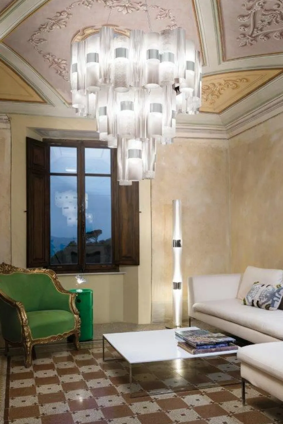 La Lollo Golvlampa, Silver