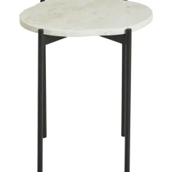 LA TERRA Sidobord Travertin Ivory, L: 57,2 cm