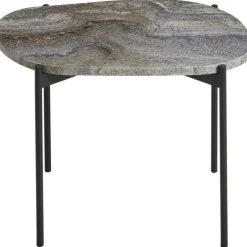 LA TERRA Soffbord Travertin Grå, L: 95 cm