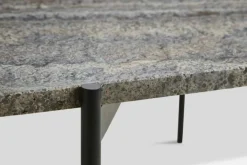 LA TERRA Soffbord Travertin Grå, L: 95 cm