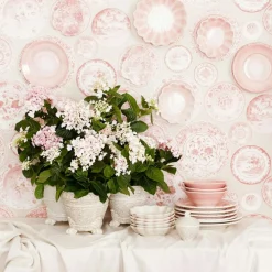 Lace Tallrik 32 cm, Turkos