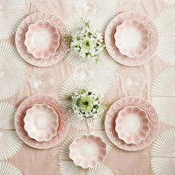 Lace Tallrik 32 cm, Turkos