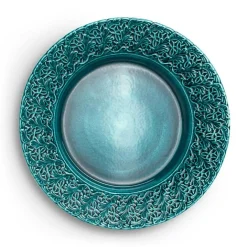 Lace Tallrik 32 cm, Turkos