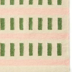 Chhatwal & Jonsson Ullmattor-Ladakh Ullmatta 180x270 cm, Cactus Green / Dusty Pink