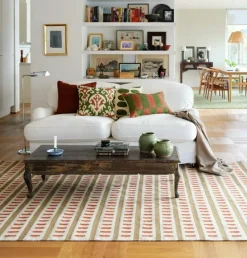 Chhatwal & Jonsson Ullmattor-Ladakh Ullmatta 180x270 cm, Cactus Green / Dusty Pink