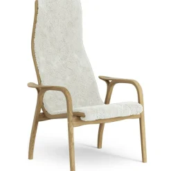 Lamino Fåtölj, Oljad Ek / Fårskinn Off-white