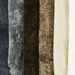 Lamino Pall Fårskinn/Oljad Ek, Moonlight